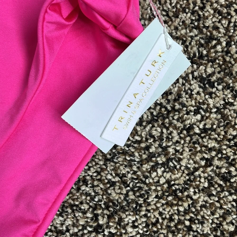 Trina Turk Monaco Pink Halterneck One-Piece, NWT_4